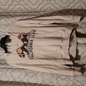 Women's used Billabong California love sweatshirt size large